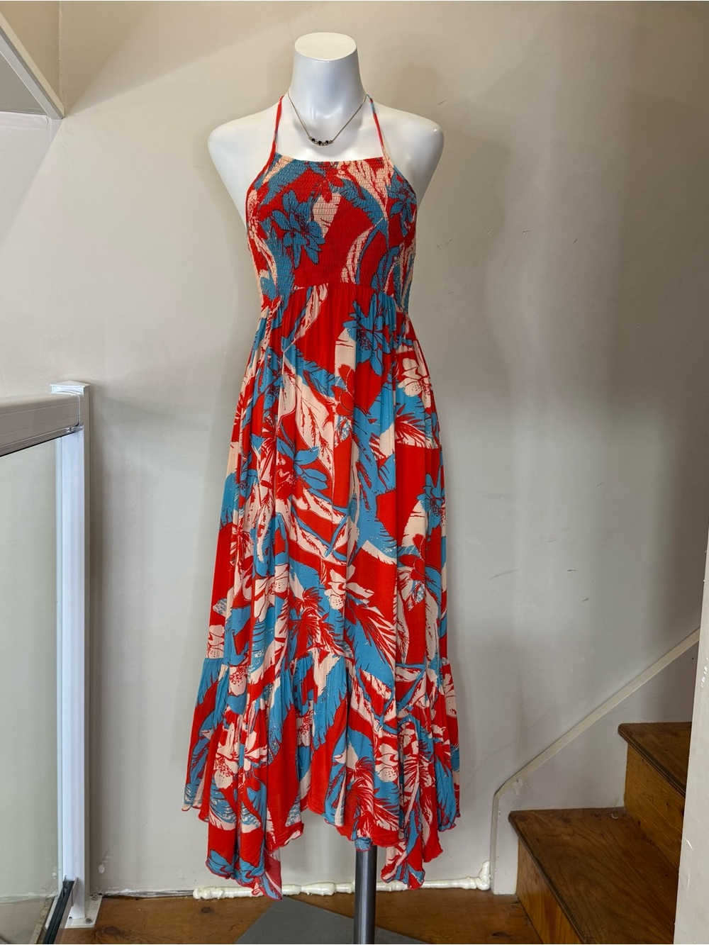 Free People Heat Wave Printed Maxi Dress size S - Picture 9 of 17